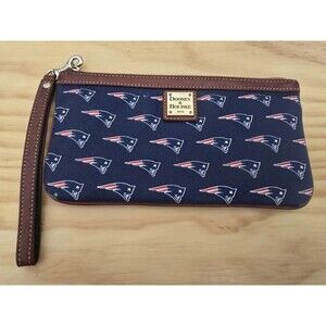 Dooney & Bourke New England Patriots NFL Clutch Wristlet Handbag - Authentic